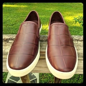 Coach Eggplant/Brown Sneakers, Sz 6B